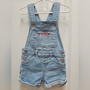 BCBG jean overalls